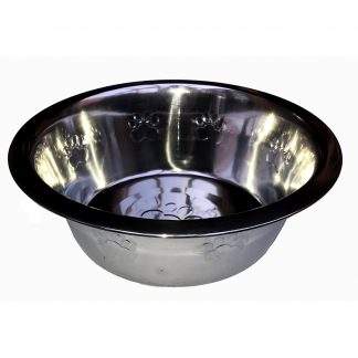 Stainless Steel Bowl Paw Print 16oz