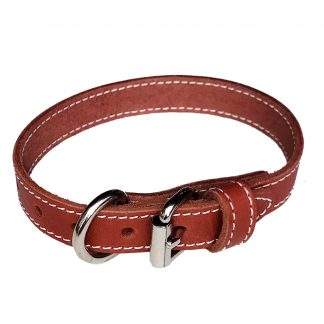 Northern Heritage Leather Collar 3/4" x 18" Brick