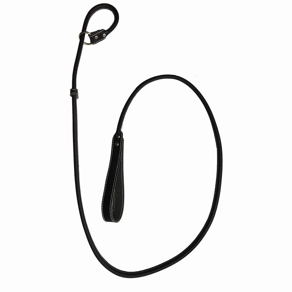 Northern Heritage Leather British Slip Lead 1/2" x 6' Black