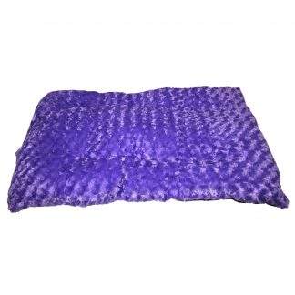 Swirl Pet Bed Large 35 x 23" Purple