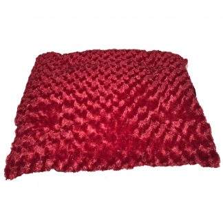 Swirl Pet Bed Small 23 x 18" Red