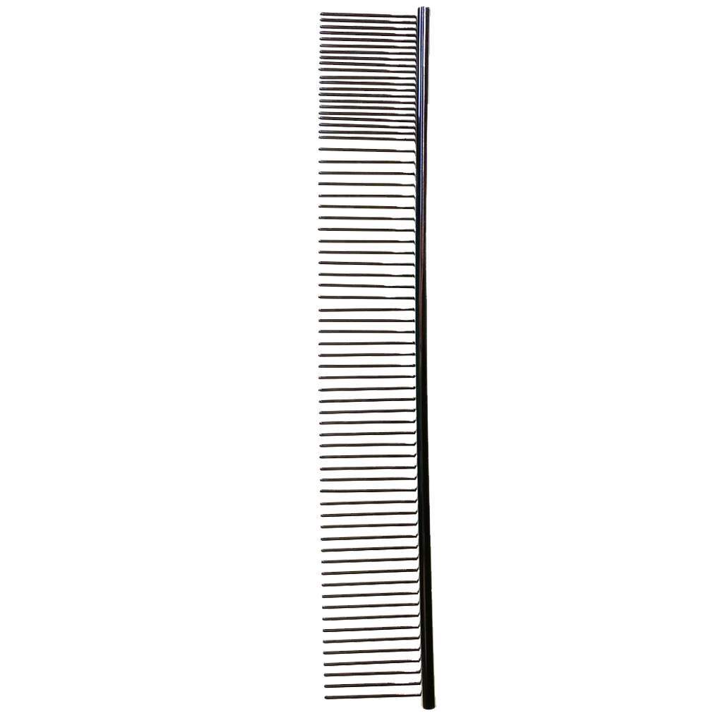 Poodle Comb Round Back Fine/Coarse 10"