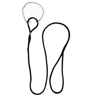 One Piece Chain Martingale Show Lead 16" Black