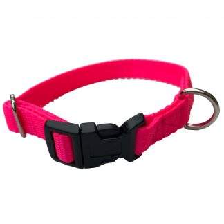 Nylon Adjustable Collar 5/8", 9-13" Northern Lights Pink