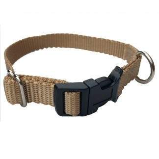 Nylon Adjustable Collar 5/8", 9-13" Prairie Wheat