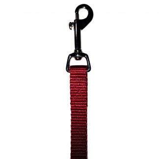 Nylon Lead 5/8" x 6' Velvet Red