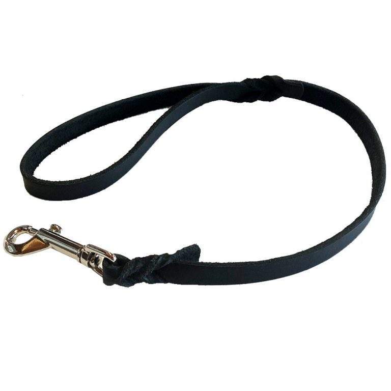 Northern Heritage Leather Lead 1/2" x 18" Braided Ends Nickel Plated Snap