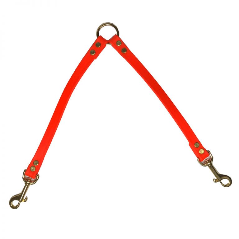 BetaCoupler 5/8" Orange with Brass Hardware