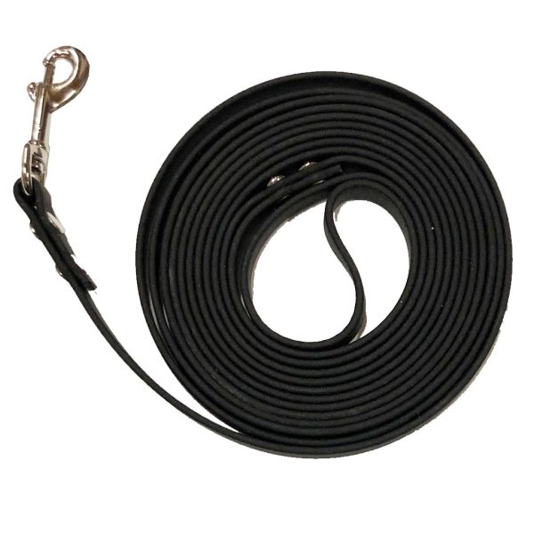 Beta Long Line Leash 3/8" x 10'  Black
