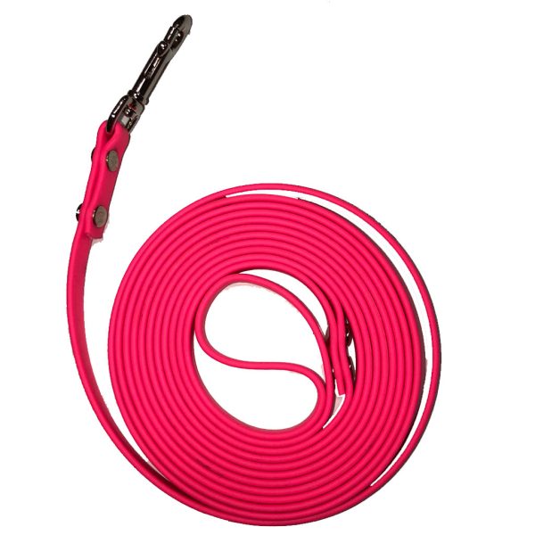 Beta Long Line Leash 3/8" x 10'  Pink