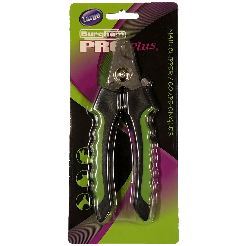 Pro Plus Nail Clippers with Ergonomic Rubber Handle , Large